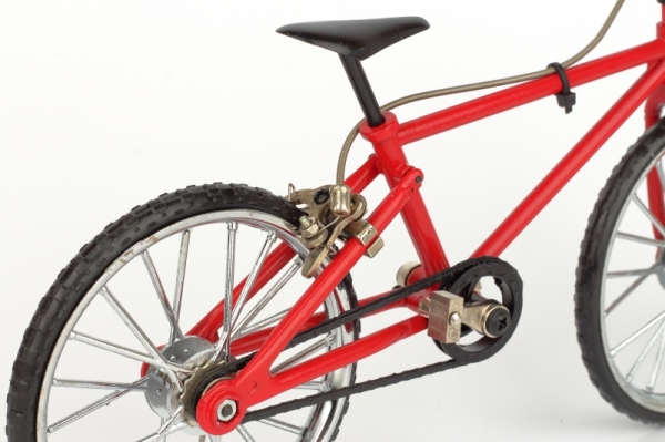 Model šlapací kolo červené