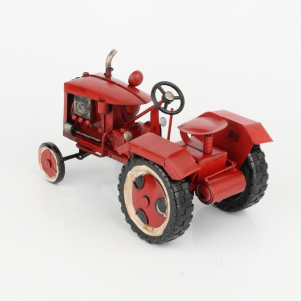 Model traktor červený 19cm