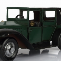 Modely aut - železné retro zelené autíčko 9x7x23cm