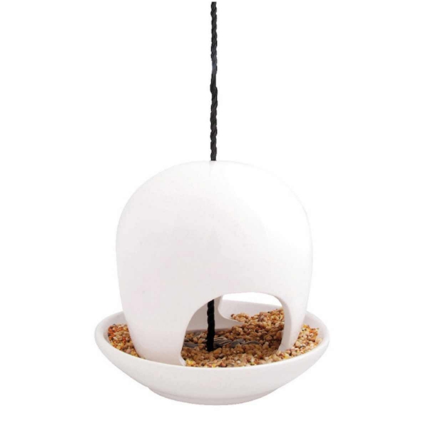 Moderní designové keramické krmítko od Esschert Design / bílá