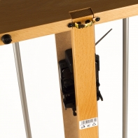 Moderní hodiny nástěnné velké 62,5x24x11cm