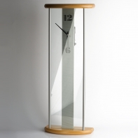 Moderní hodiny nástěnné velké 62,5x24x11cm