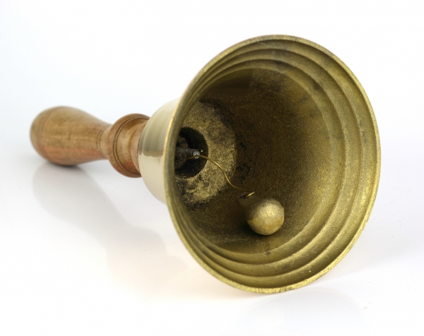 Mosazný zvon 30cm chybějící srdce zvonu. které lze nahradit matičkou