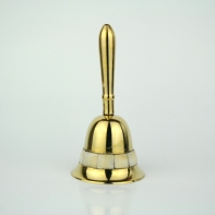 Mosazný zvon s rukojetí 