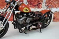 Motorka plechová oranžová 32cm