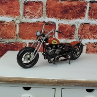 Motorka plechová oranžová 32cm