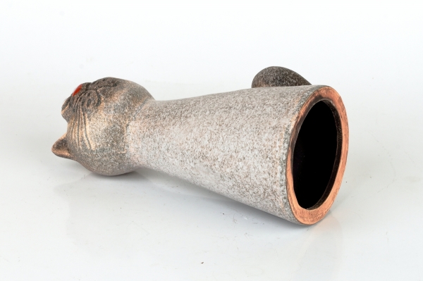 Mrazuvzdorná keramika do zahrady kocourek Mourek 11x9x20cm