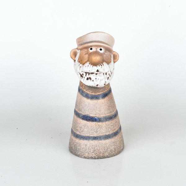 Mrazuvzdorná keramika do zahrady Námořník velký 9x9x20,5cm