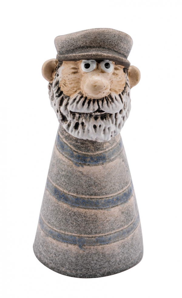 Mrazuvzdorná keramika do zahrady Námořník velký 9x9x20,5cm