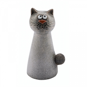 Mrazuvzdorná keramika do zahrady naše kočka Micka 9,5x9x16,5cm