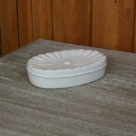 Mýdlenka keramická bílá - VYŘAZENO DEK4610