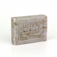 Mýdlo s bambuckým máslem - Květy levandule 100g