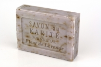 Mýdlo s bambuckým máslem - Květy levandule 100g