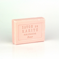 Mýdlo s bambuckým máslem - Růže 100g