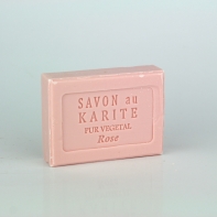 Mýdlo s bambuckým máslem - Růže 100g