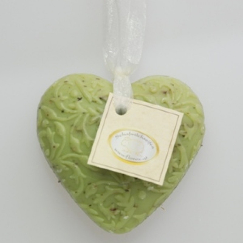Mýdlo srdce na šňůrce verbena 80g