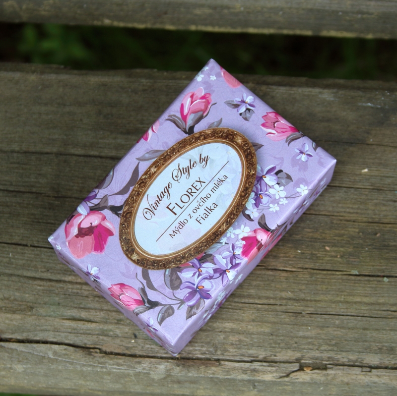 Mýdlo z ovčího mléka fialka 150g