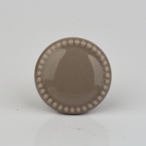 Nábytková úchytka keramická hnědá 4cm