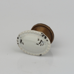 Nábytková úchytka keramická oprýskaný vzhled 3cm