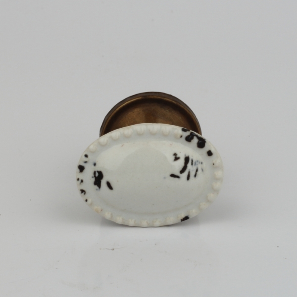 Nábytková úchytka keramická oprýskaný vzhled 3cm