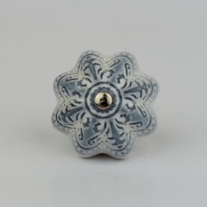 Nábytková úchytka ozdobná květina 4x3cm