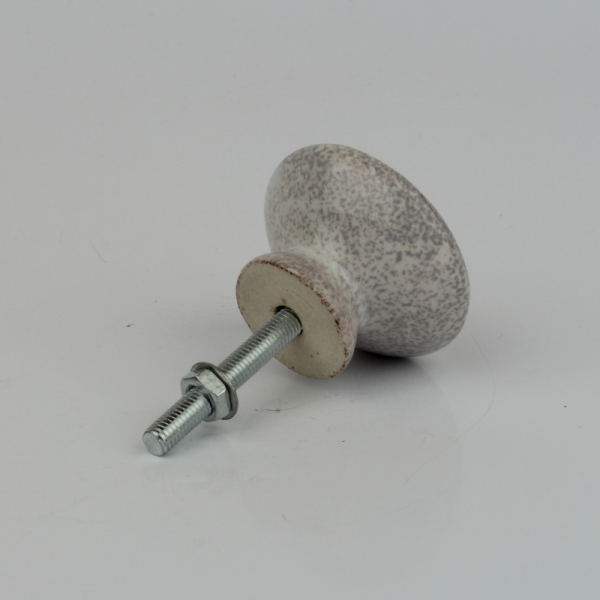 Nábytková úchytka ozdobná květina oprýskaný vzhled 4x2cm