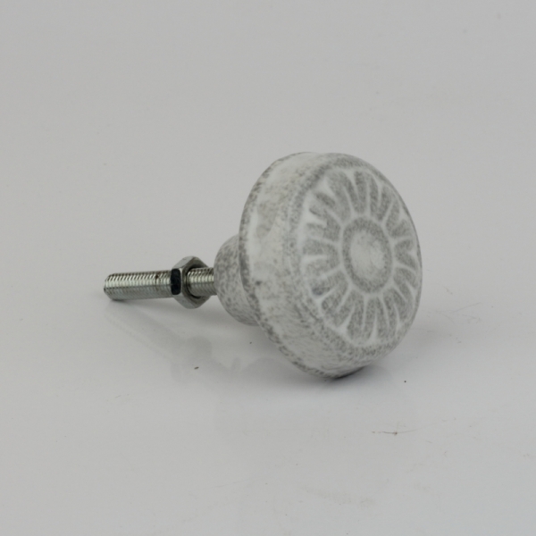 Nábytková úchytka ozdobná oprýskaný vzhled 4x2cm