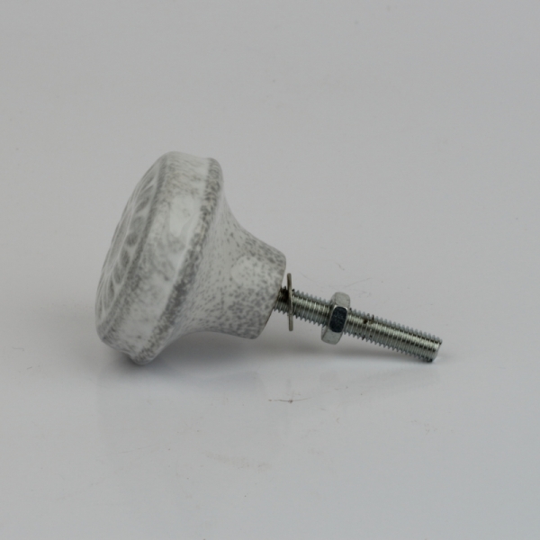 Nábytková úchytka ozdobná oprýskaný vzhled 4x2cm