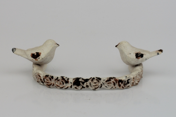 Nábytková úchytka s ptáčky 13cm