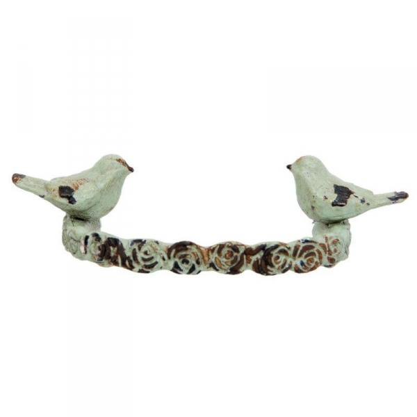 Nábytková úchytka s ptáčky 13cm