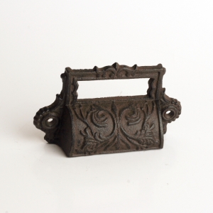 Nábytková úchytka se štítkem 13x8cm