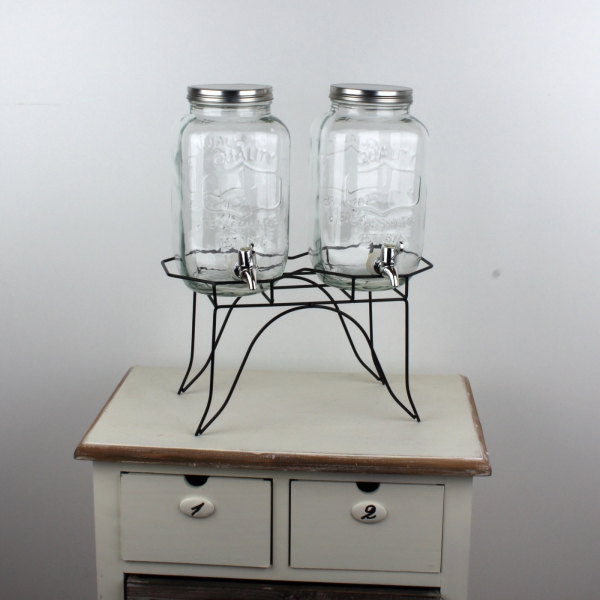 Nádoba na limonádu na stojanu 2x3l