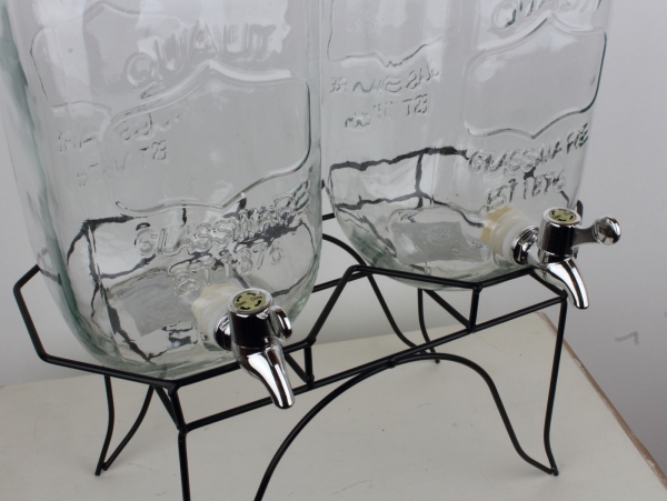 Nádoba na limonádu na stojanu 2x3l