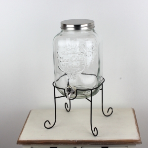 Nádoba na limonádu s kohoutkem na stojanu 8l