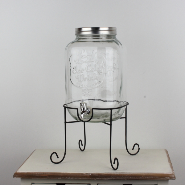 Nádoba na limonádu s kohoutkem na stojanu 8l