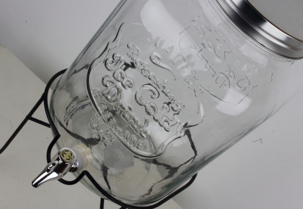 Nádoba na limonádu s kohoutkem na stojanu 8l