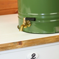 Nádoba na vodu s kohoutkem zelená 3l