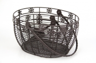 Nákupní drátěný košík (set 3ks)