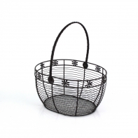 Nákupní drátěný košík (set 3ks)