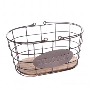 Nákupní košík dekorativní oválný 31x19cm
