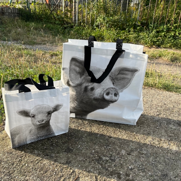 Nákupní taška s kravičkou 39,6 x 14,5 x 40,7 cm