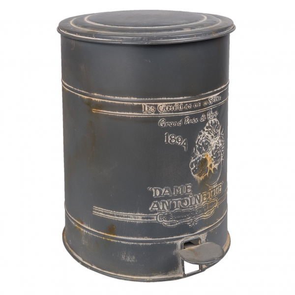 Nášlapný kovový koš 27x35cm