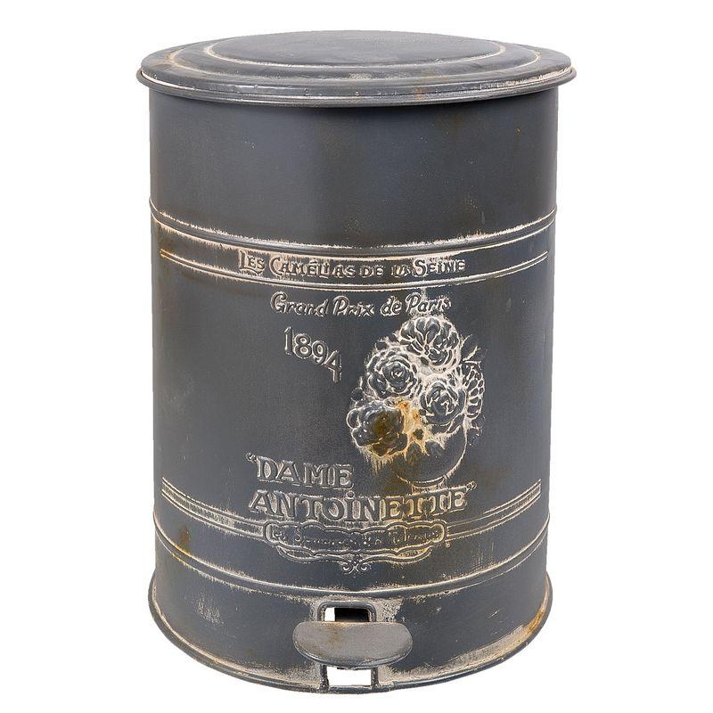 Nášlapný kovový koš 27x35cm