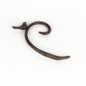 Nástěnná konzole s ptáčkem tmavá 14x21x2cm