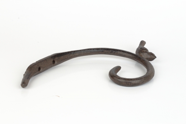 Nástěnná konzole s ptáčkem tmavá 14x21x2cm