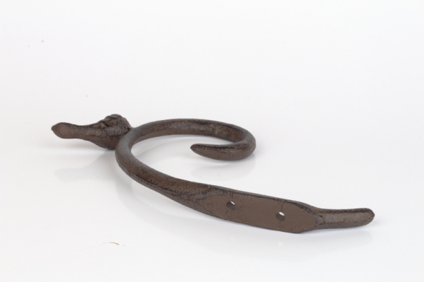 Nástěnná konzole s ptáčkem tmavá 14x21x2cm