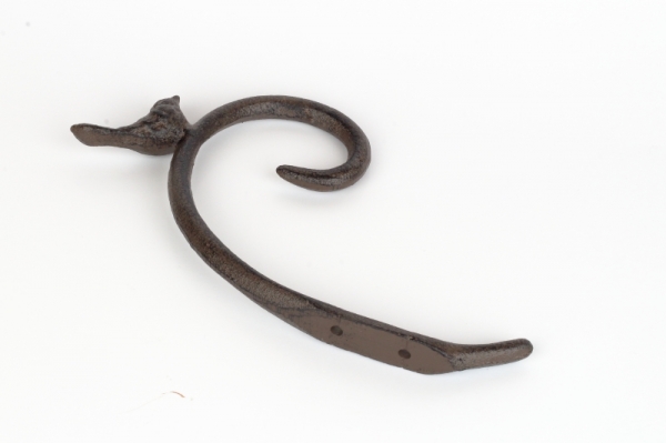 Nástěnná konzole s ptáčkem tmavá 14x21x2cm