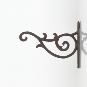 Nástěnná konzole zdobená litina 23x18,5x3cm