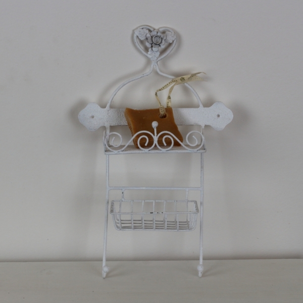 Nástěnná mýdlenka a věšák 33cm