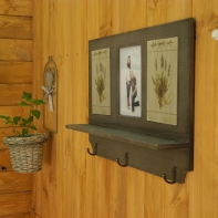 Nástěnná police Levandule 50cm